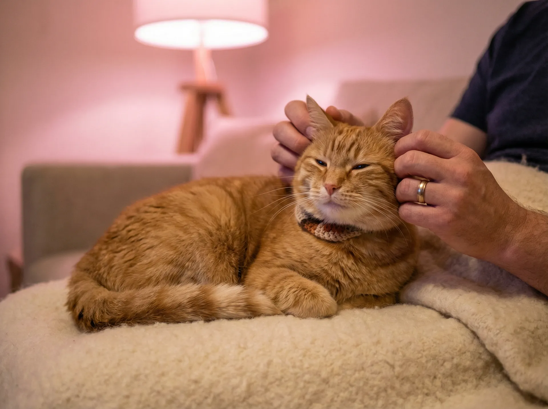 猫咪被温柔抚摸的幸福时刻 - 自己主动请别人惩罚自己隐私